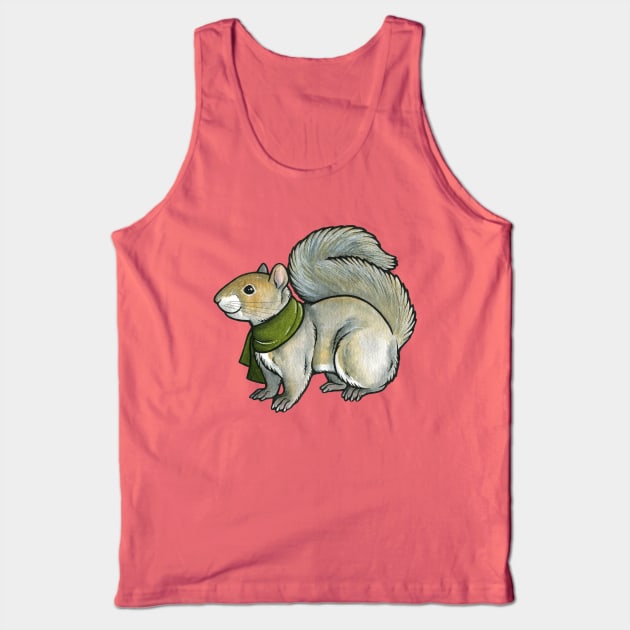 Squirrel Tank Top by animalartbyjess